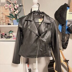 Levi's Women's Black Leather Jacket